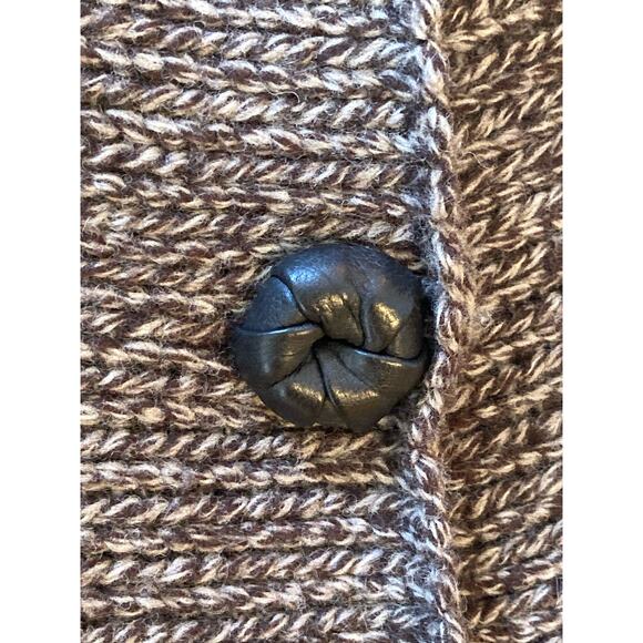 Anthropologie - Cosy Wool Knit Sweater Cardigan Buttons ~ Sz M ~ Swing Flounce! - Picture 6 of 8